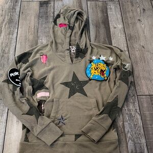 Chaser Star Sweatshirt with Patches